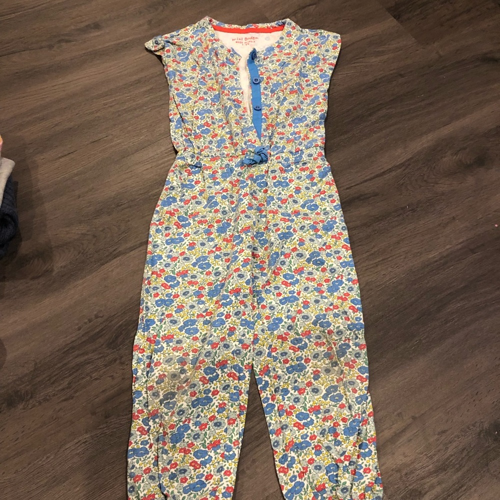 Mini Boden Floral Jumper Size 5-6 Y